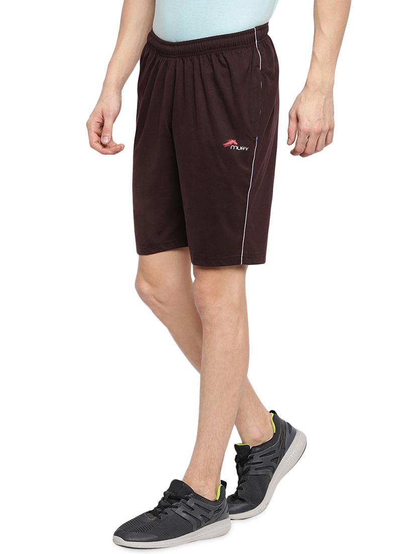 brown side striped shorts - 17812846 - Standard Image - 1