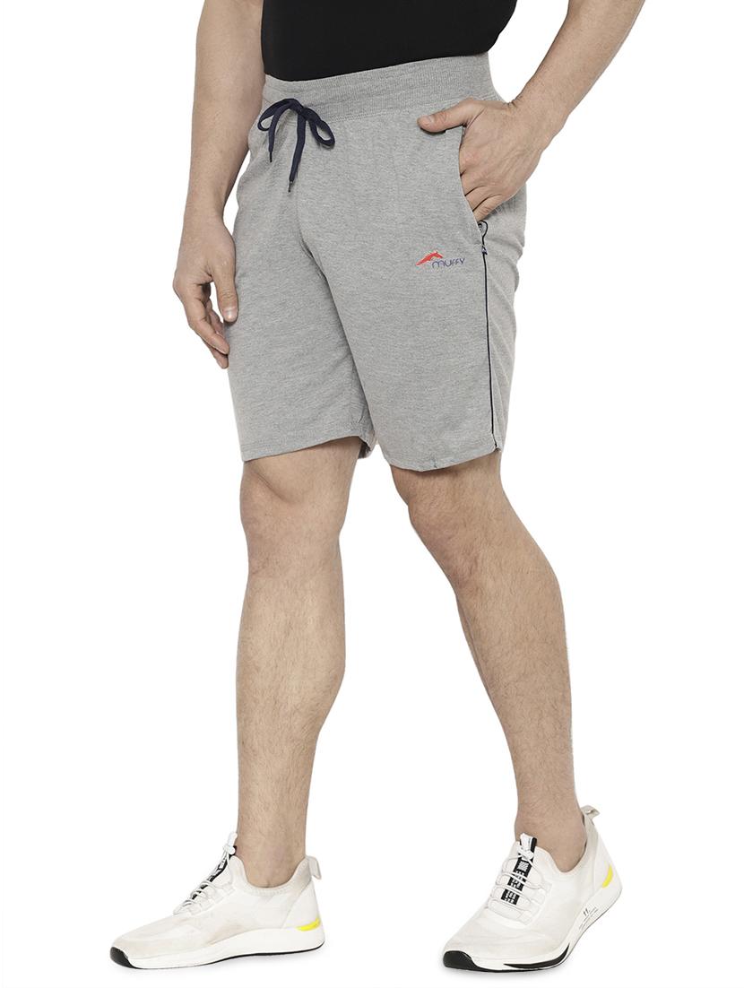 grey side striped shorts - 17812849 - Standard Image - 1