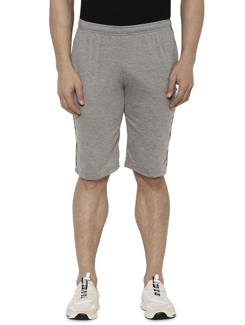 grey side striped shorts - 17812855 -  Standard Image - 0