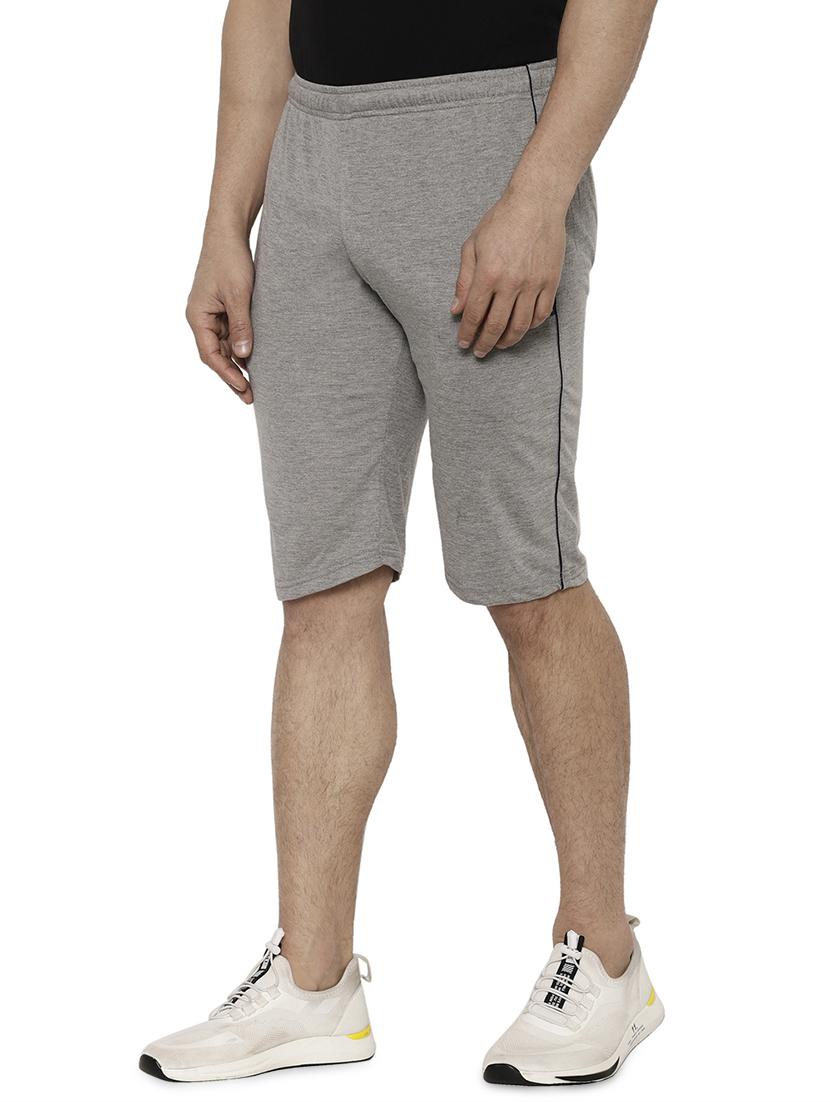 grey side striped shorts - 17812855 - Standard Image - 1