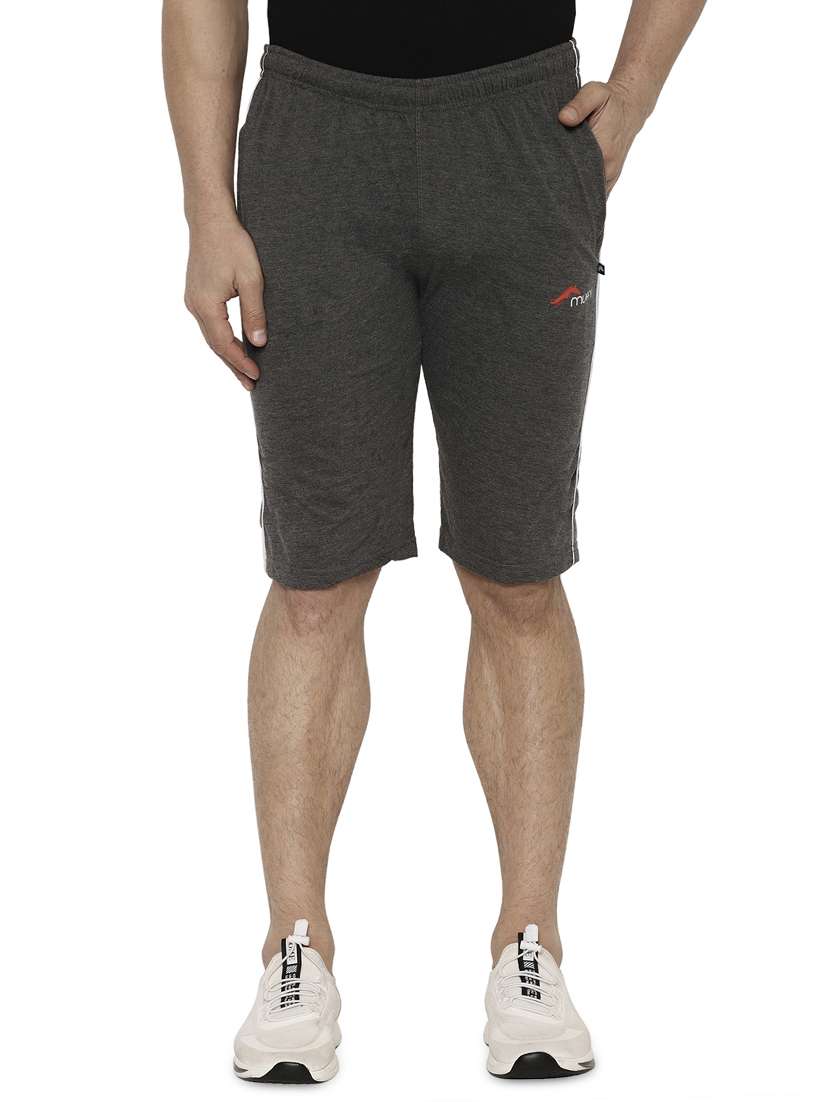 men solid mid rise bermuda - 17812857 - Zoom Image - 0
