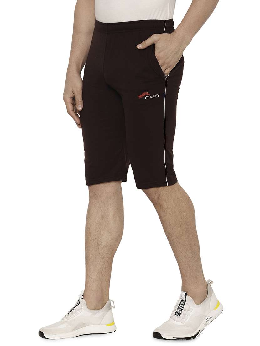 men solid mid rise bermuda - 17812858 - Standard Image - 1
