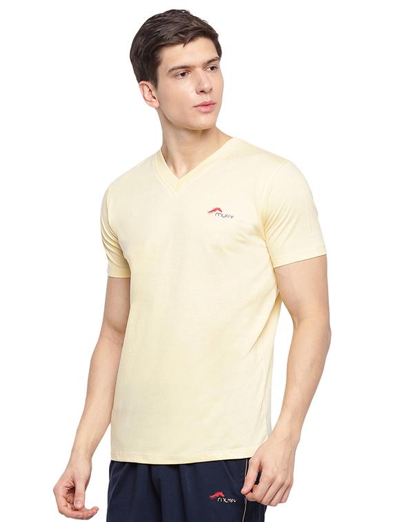 yellow solid t-shirt - 17812878 - Standard Image - 1
