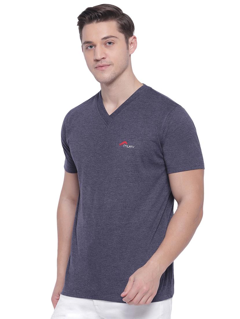 blue solid t-shirt - 17812881 -  Standard Image - 1