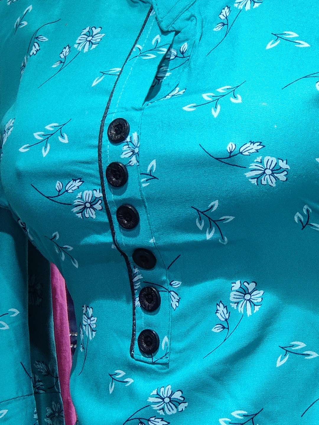 blue cotton kurti - 17812901 -  Standard Image - 1