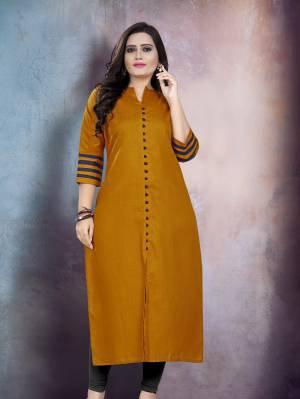 olive cotton kurti - 17813046 - Standard Image - 1