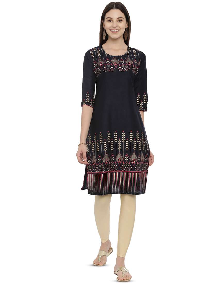 women's straight kurta - 17813585 -  Zoom Image - 0