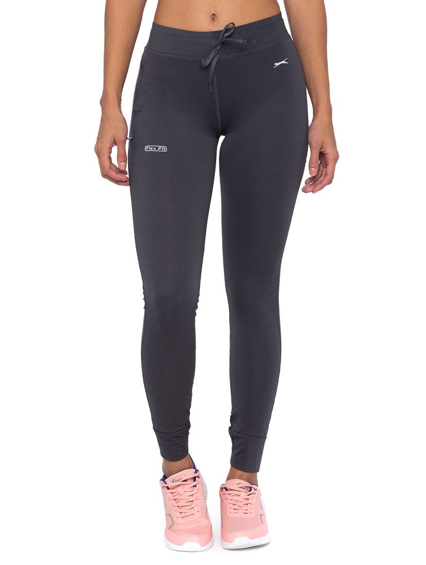 drawstring waist solid track pant