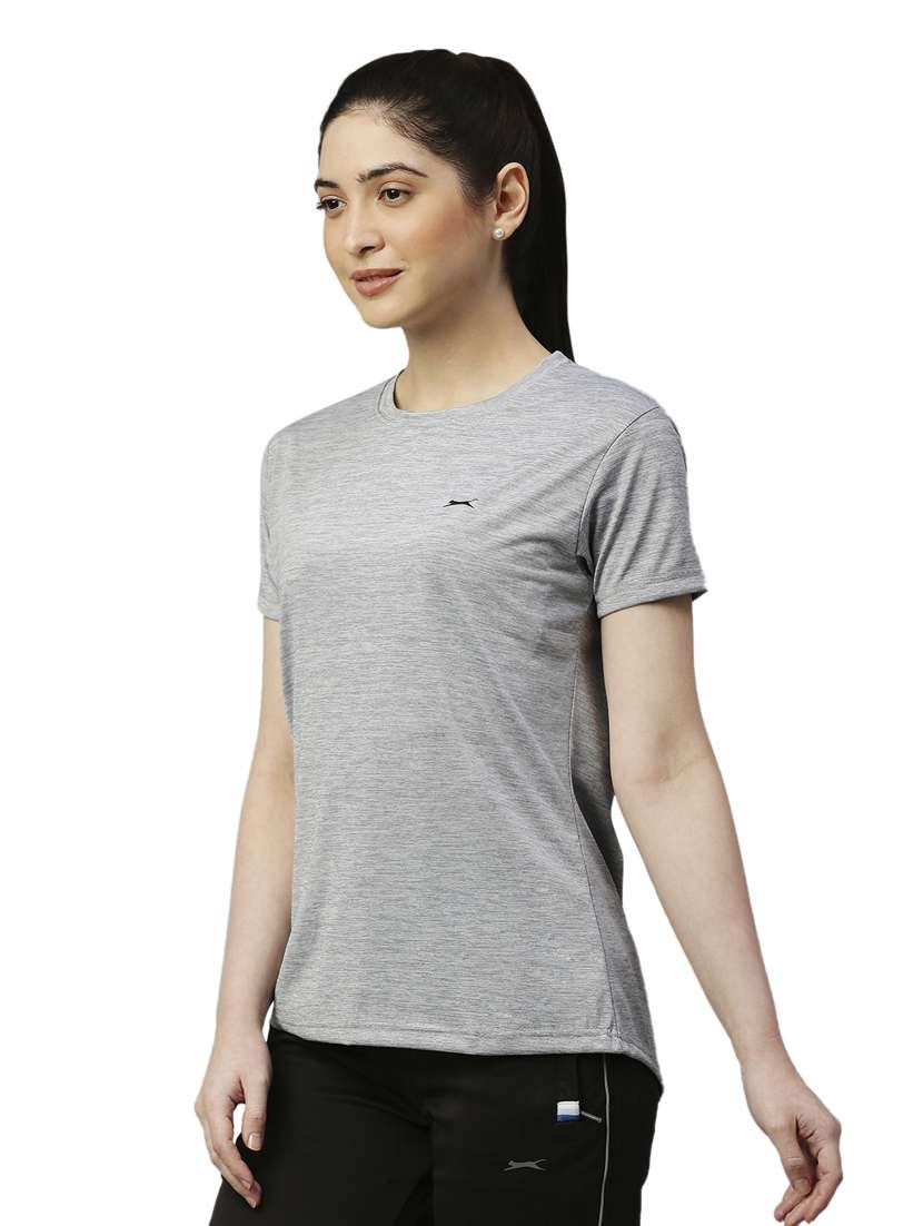 round neck melange tee  - 17814476 -  Standard Image - 1
