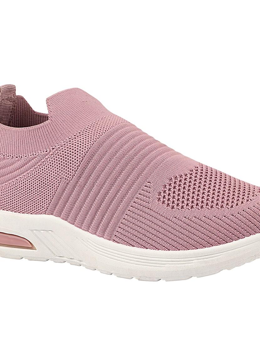 pink mesh slip on sports shoes - 17814998 -  Standard Image - 1