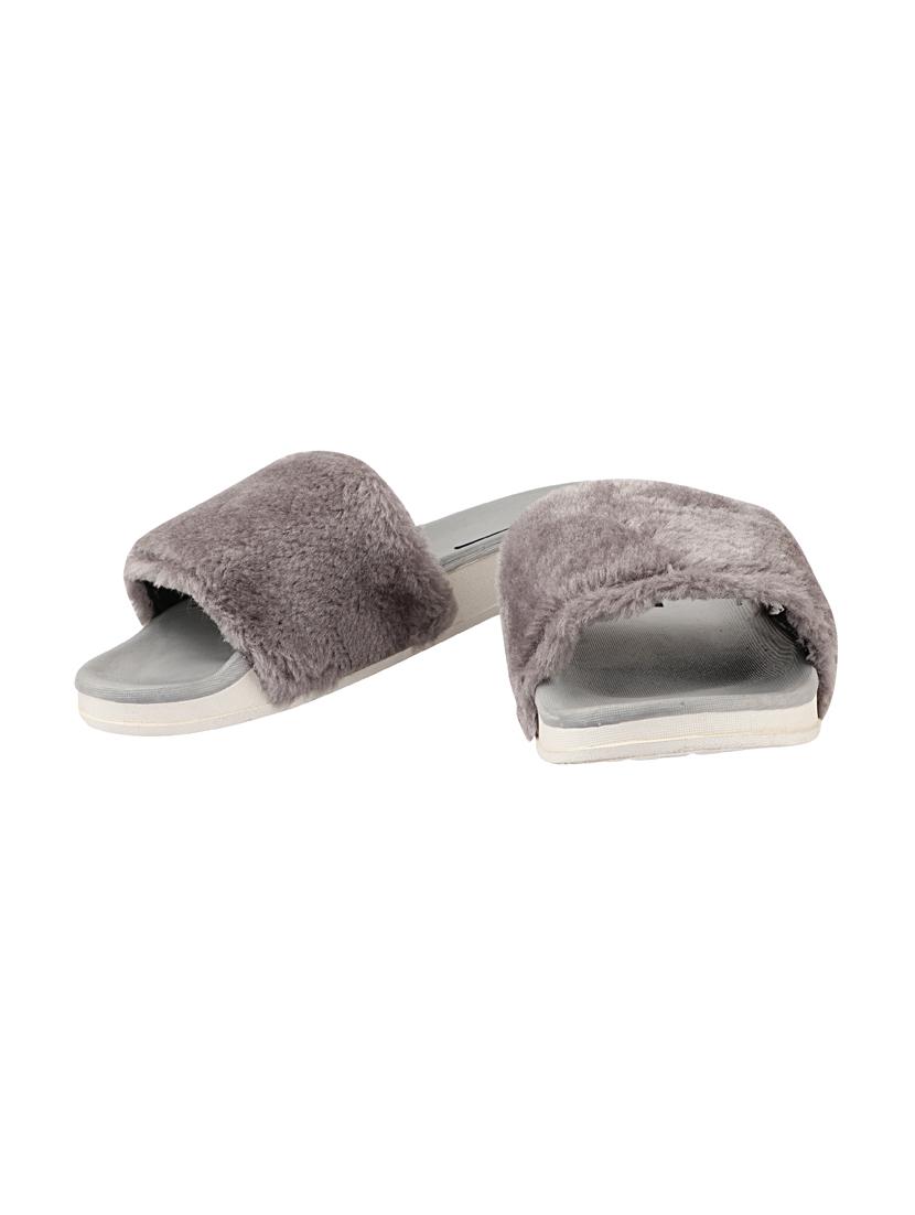 grey slip on slides - 17815006 - Standard Image - 1