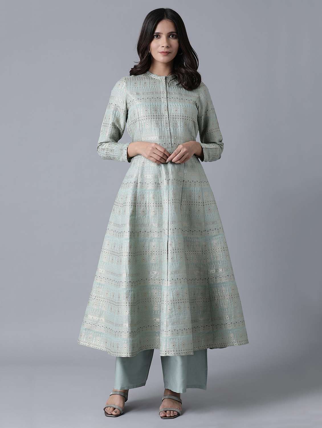 pastel kurta palazzo set