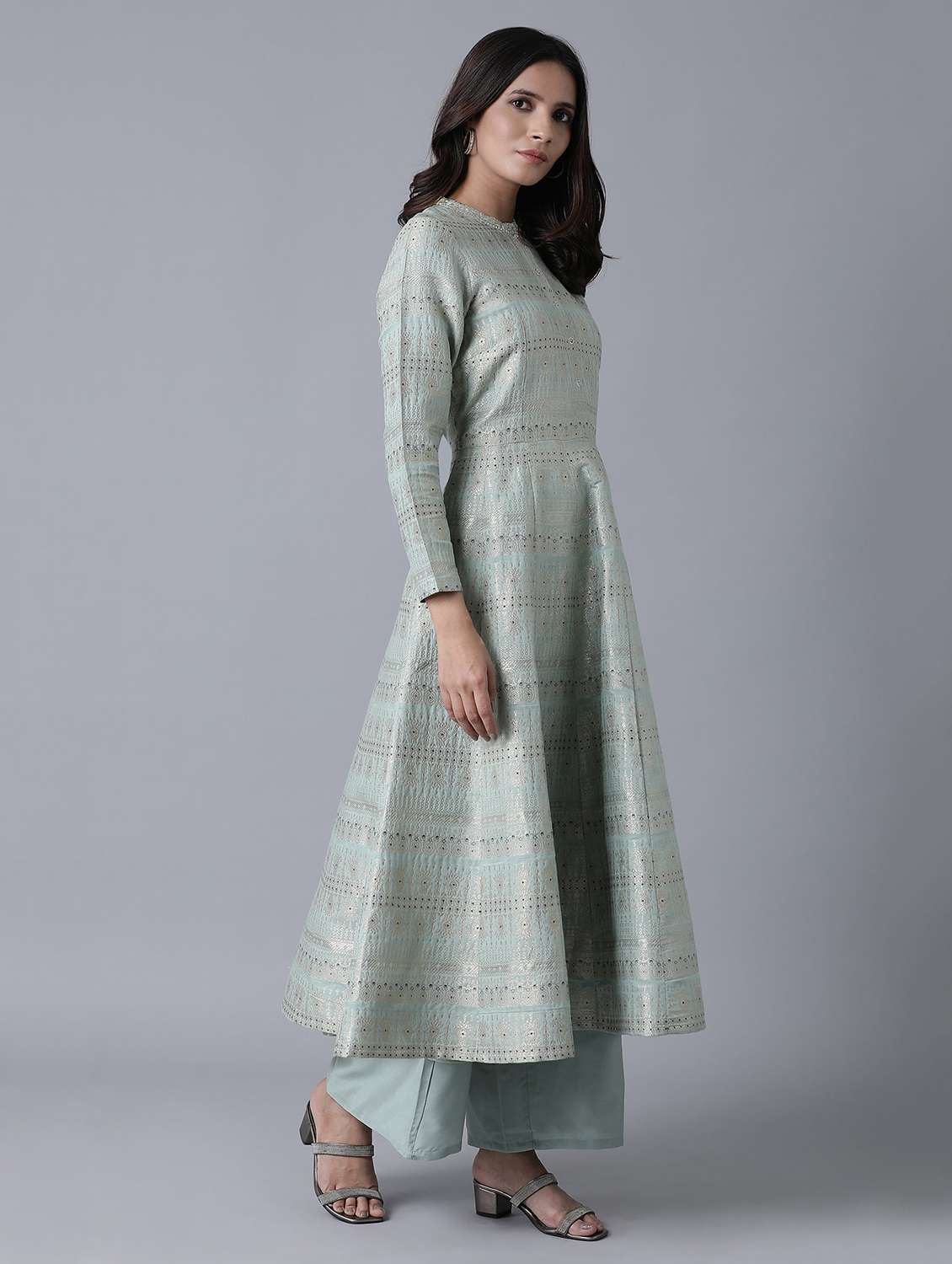 pastel kurta palazzo set - 17818041 -  Standard Image - 1