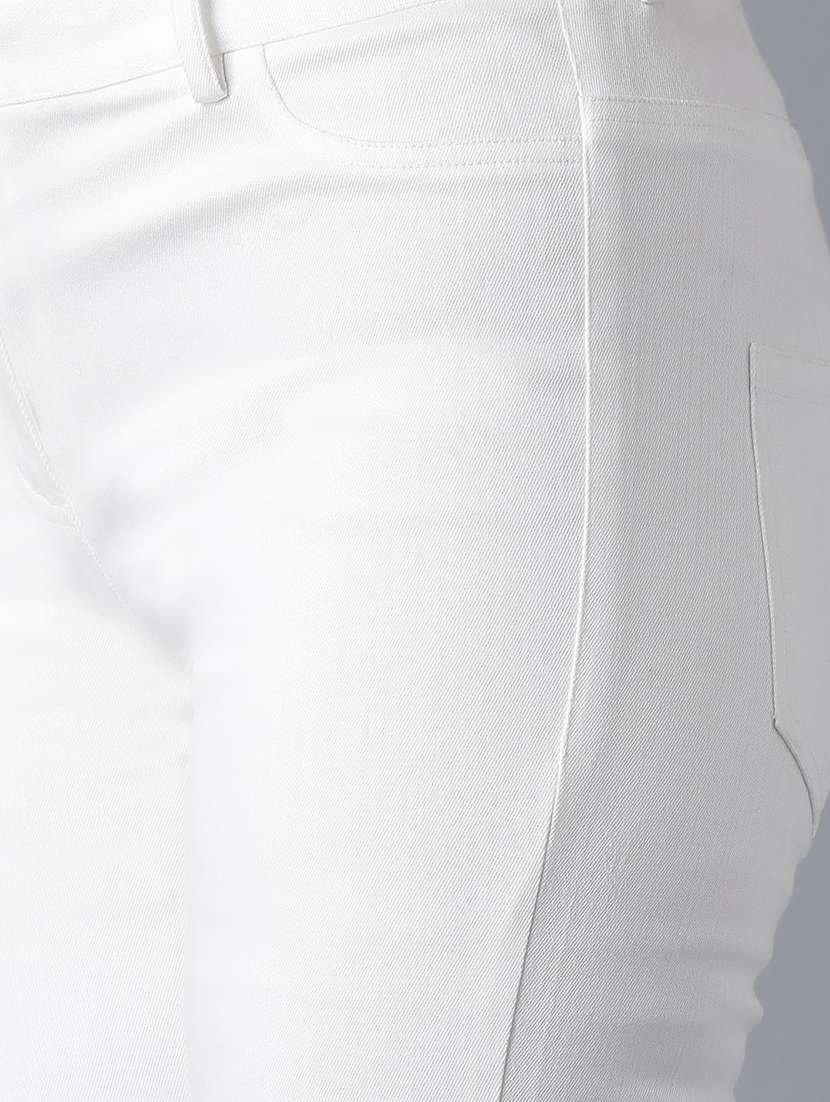 mid rise solid jeans - 17818058 - Standard Image - 4