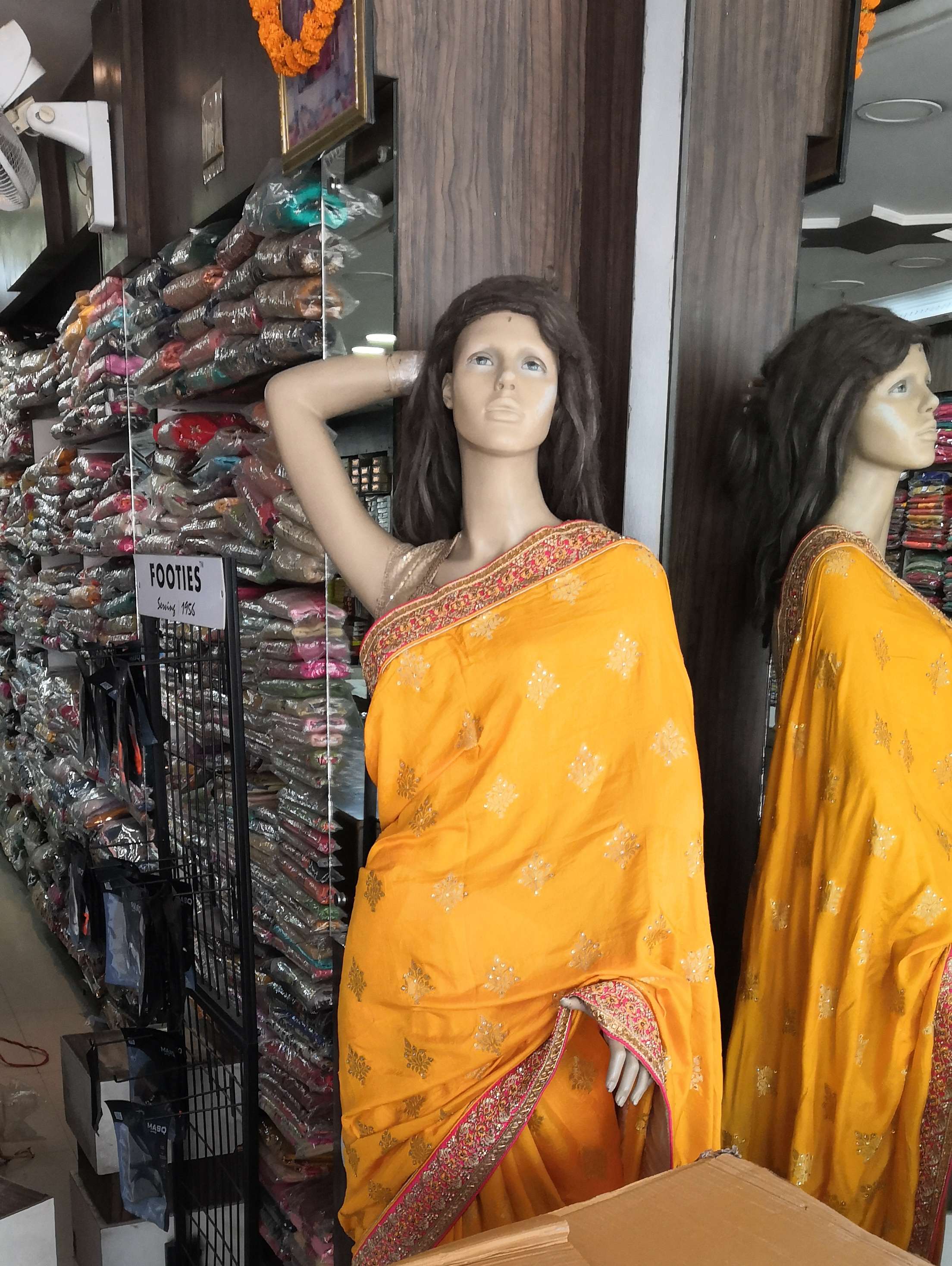 yellow silk saree - 17818859 -  Standard Image - 1