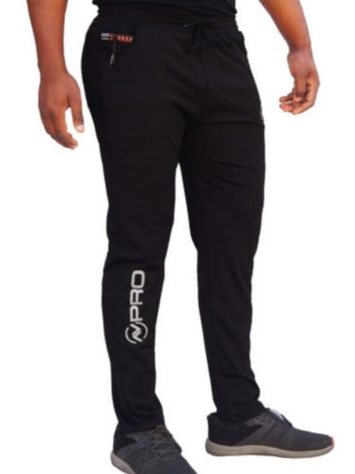 grey cotton track pants - 17819354 -  Standard Image - 1