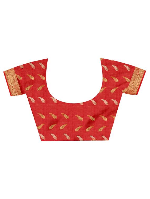 zari work kanjivaram saree with blouse - 17819653 - Standard Image - 1