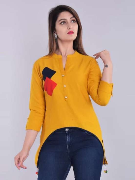yellow nylon top - 17820568 - Standard Image - 1
