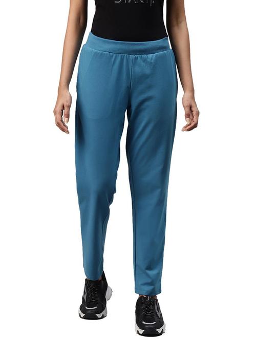 mid rise solid track pant - 17820618 -  Standard Image - 0