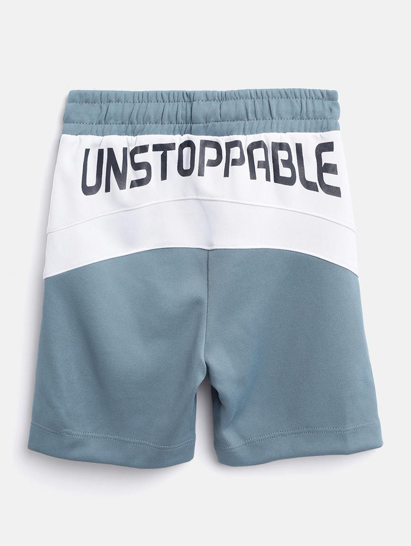blue printed shorts - 17820627 - Standard Image - 1