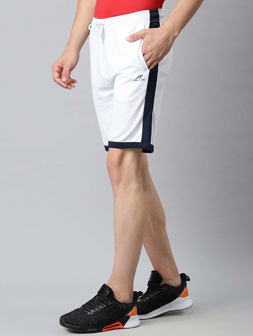 white side taped shorts - 17820639 -  Standard Image - 1