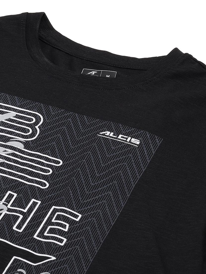 black printed t-shirt - 17820648 - Standard Image - 4