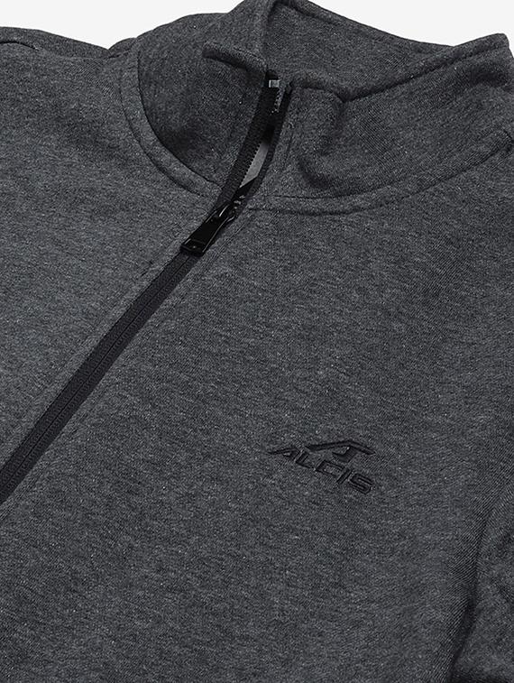 grey solid casual jacket - 17820668 - Standard Image - 4