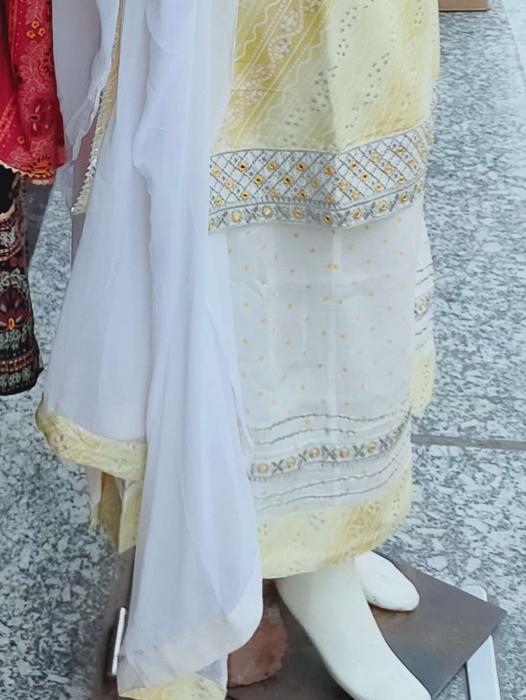 yellow cotton kurti - 17822089 -  Standard Image - 1
