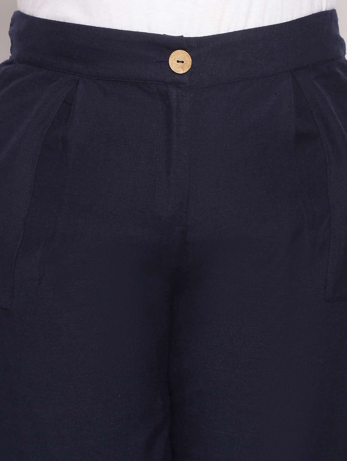 mid rise flat front plus trouser  - 17822157 -  Standard Image - 4