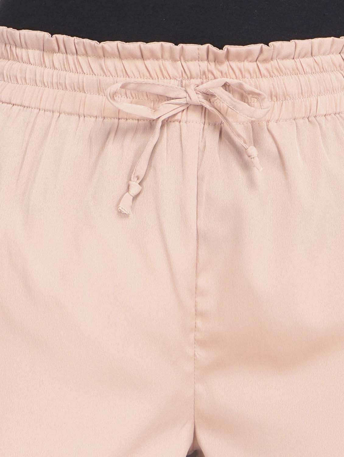 drawstring waist solid short - 17822176 -  Standard Image - 4