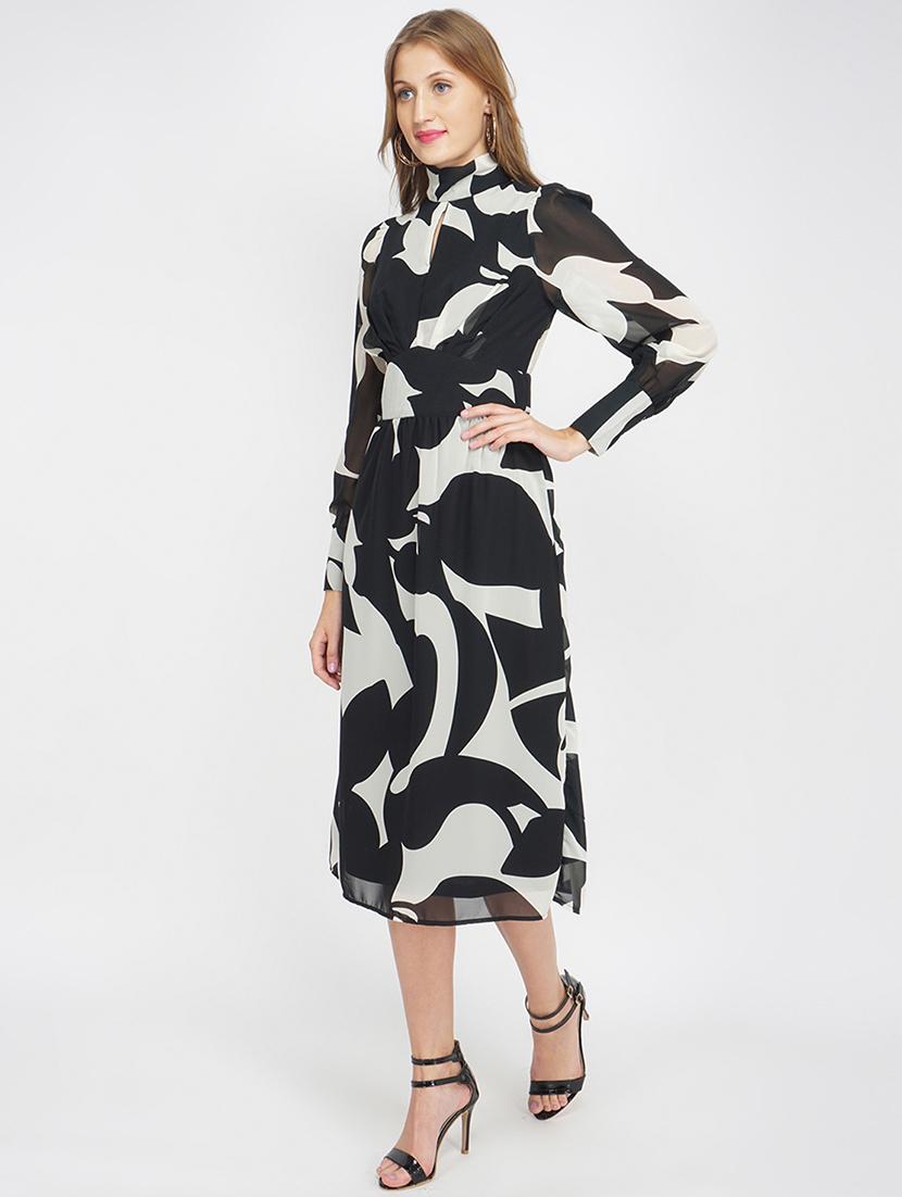 women's geometric dress - 17822209 - Standard Image - 1