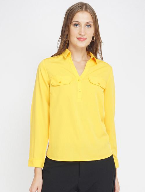 women's straight collared top - 17822270 -  Standard Image - 0