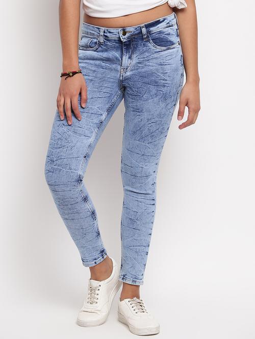 women's plain slim fit jeans - 17822440 - Standard Image - 0