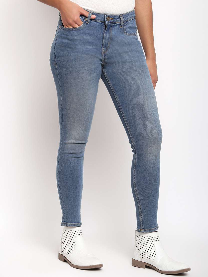 mid rise stone washed jean - 17822441 -  Standard Image - 1