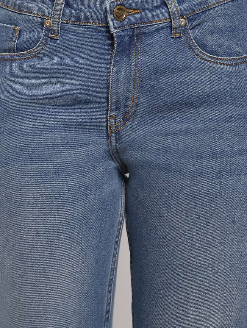 mid rise stone washed jean - 17822441 -  Standard Image - 4
