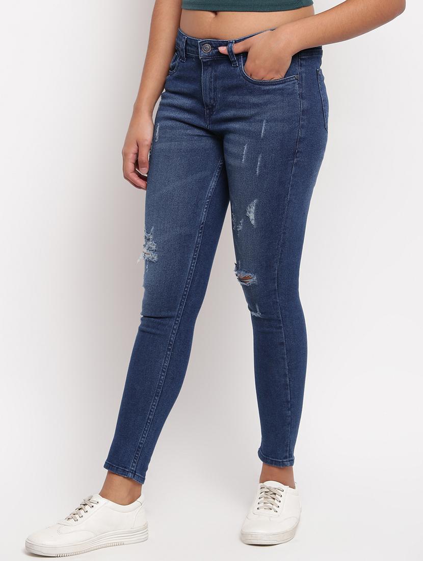 mid rise stone washed jean - 17822449 - Standard Image - 1