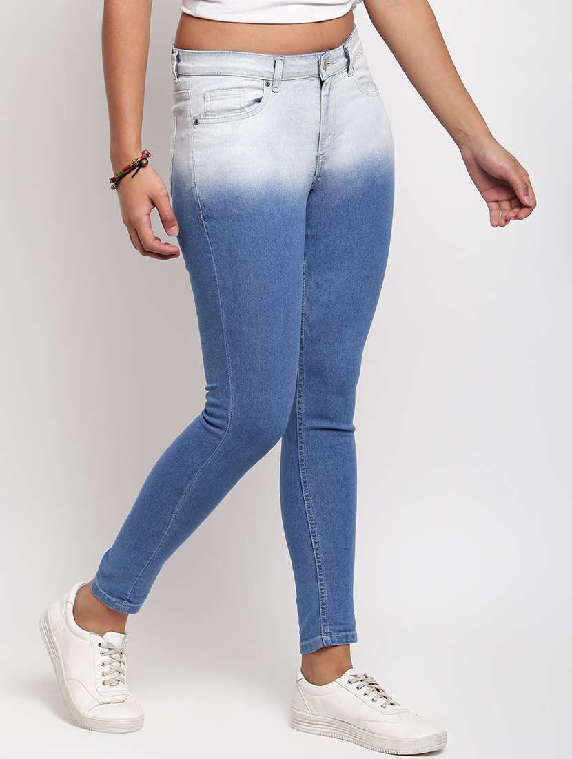 women's tie & dye slim fit jeans - 17822452 -  Standard Image - 1