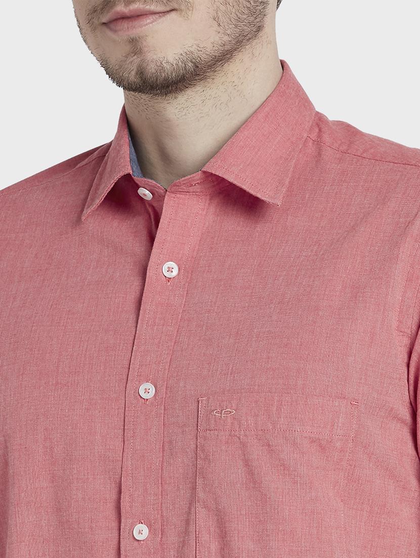 red solid casual shirt - 17823045 - Standard Image - 4
