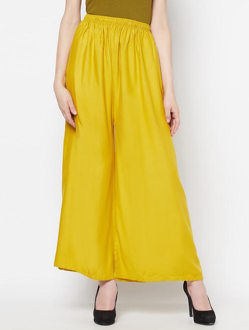 mid rise solid palazzo - 17823202 -  Standard Image - 0