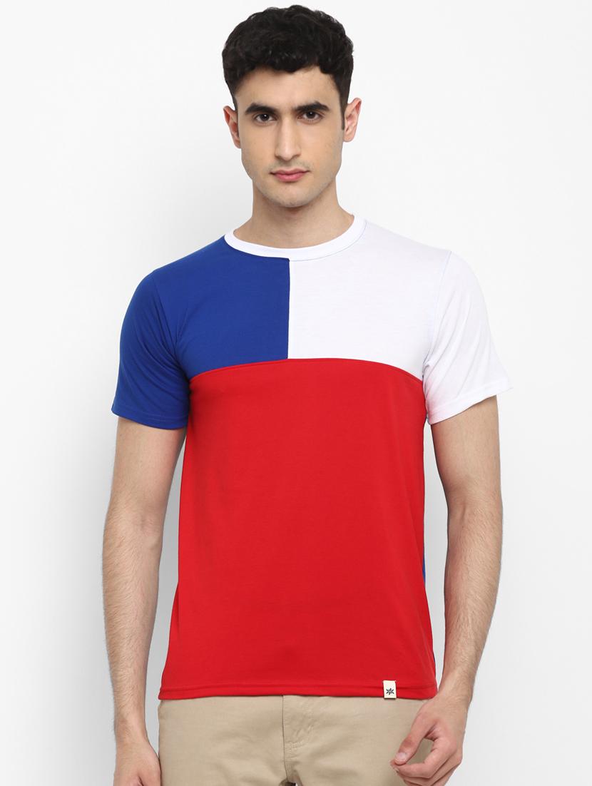 multi colorblock cut & sew t-shirts - 17823614 - Zoom Image - 0