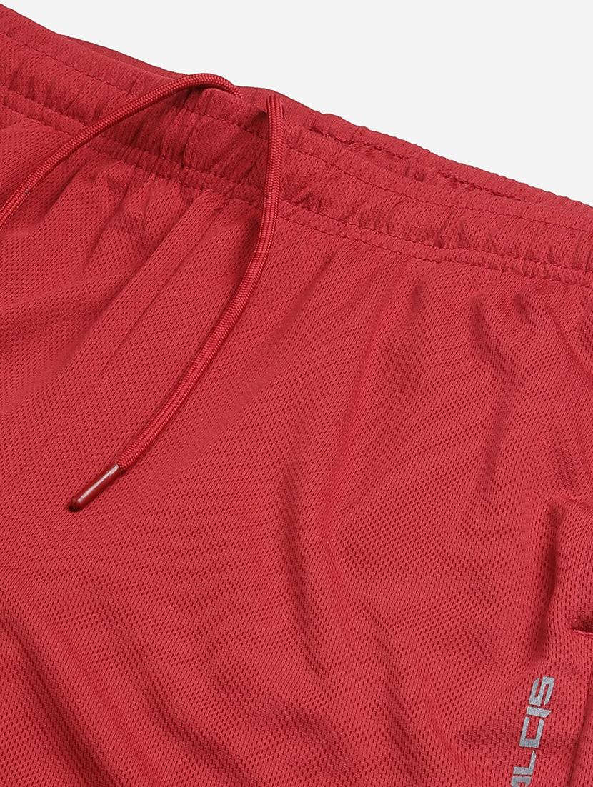 red solid shorts - 17824207 - Standard Image - 6