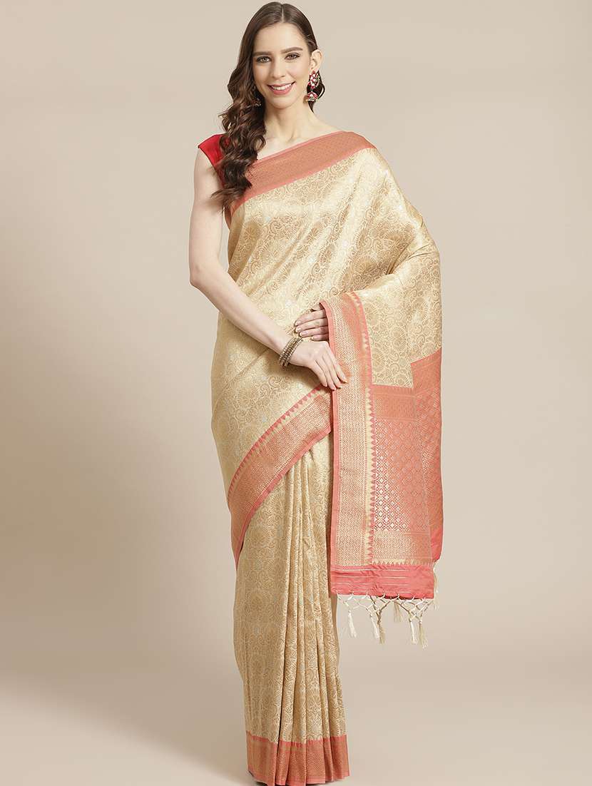 jacquard banarasi saree with blouse