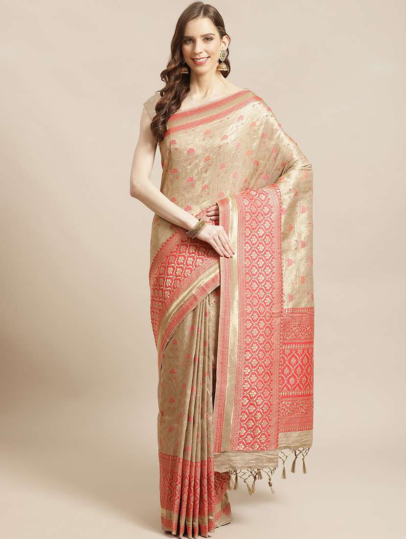 jacquard banarasi saree with blouse