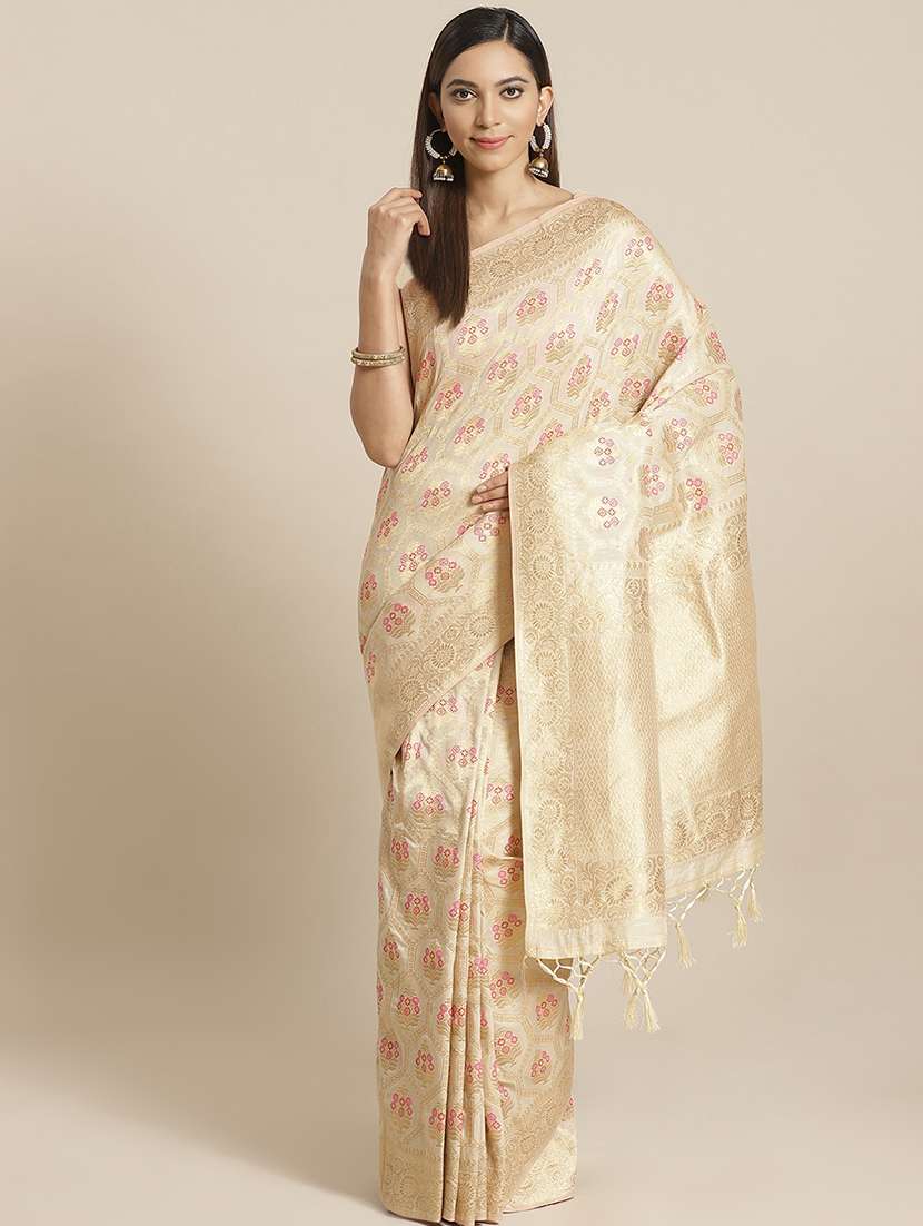 jacquard banarasi saree with blouse