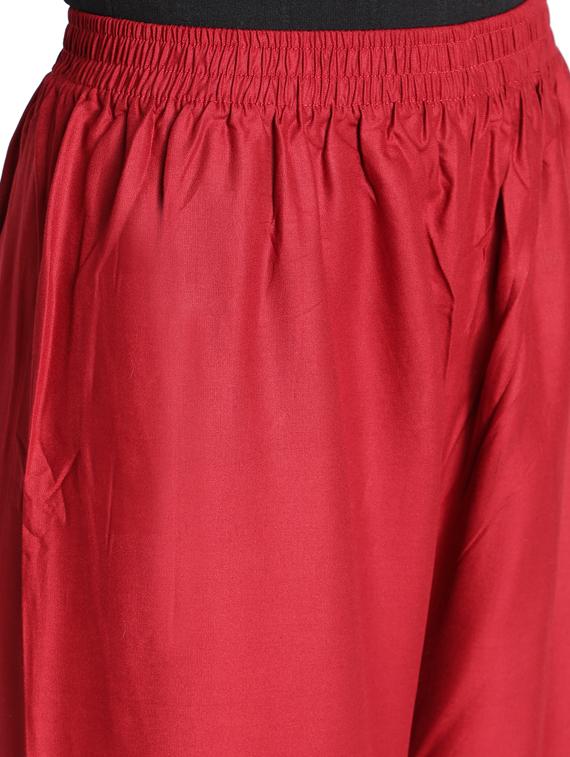 mid rise solid palazzo - 17826888 - Standard Image - 4