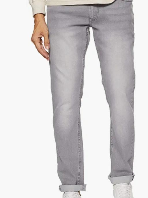 grey denim jeans - 17827647 - Standard Image - 1