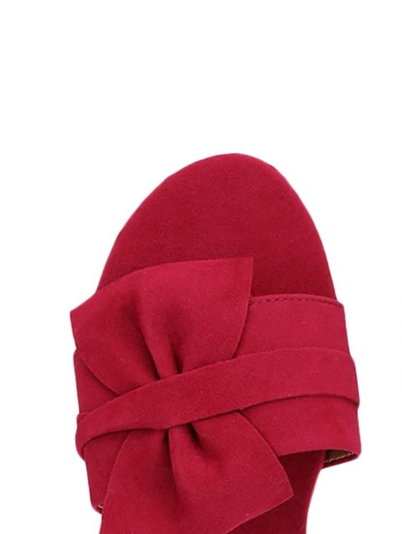 red fabric slippers & flip flop - 17827653 - Standard Image - 1