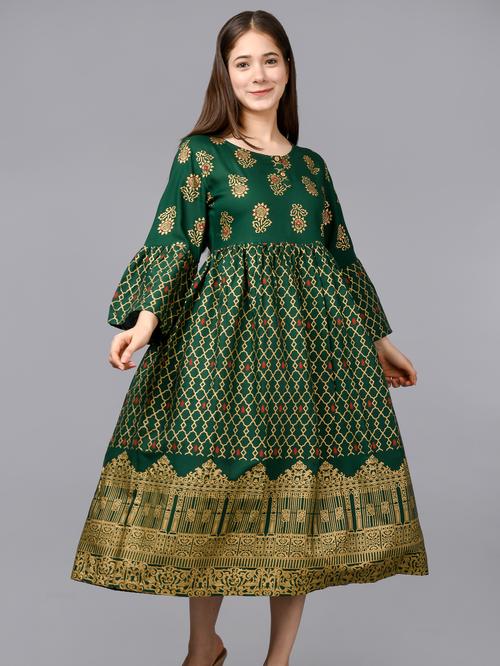 women's flared kurta - 17828350 -  Standard Image - 0