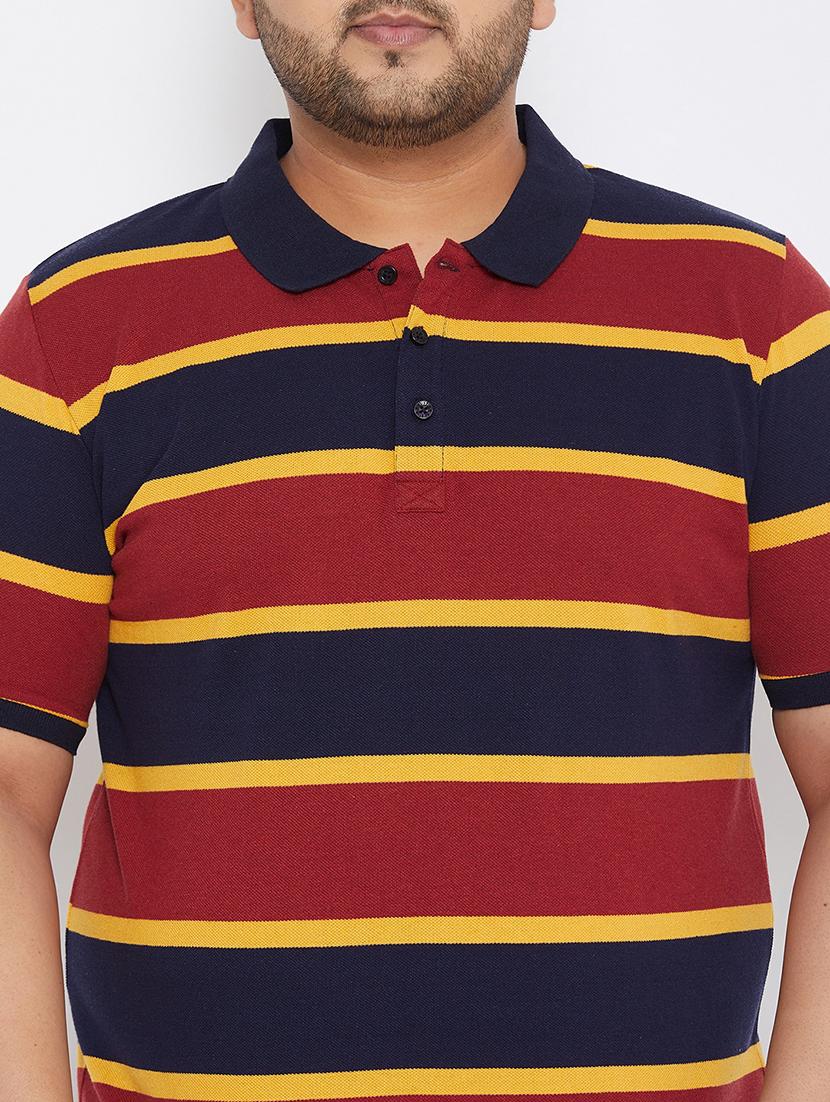 red striped polo t-shirt - 17828440 - Standard Image - 4