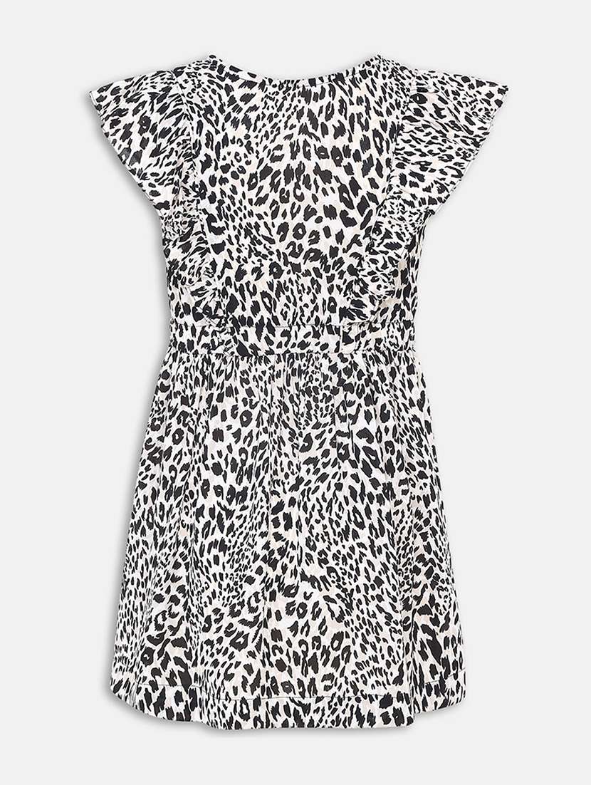 girls v neck short sleeves frock - 17829157 -  Standard Image - 1